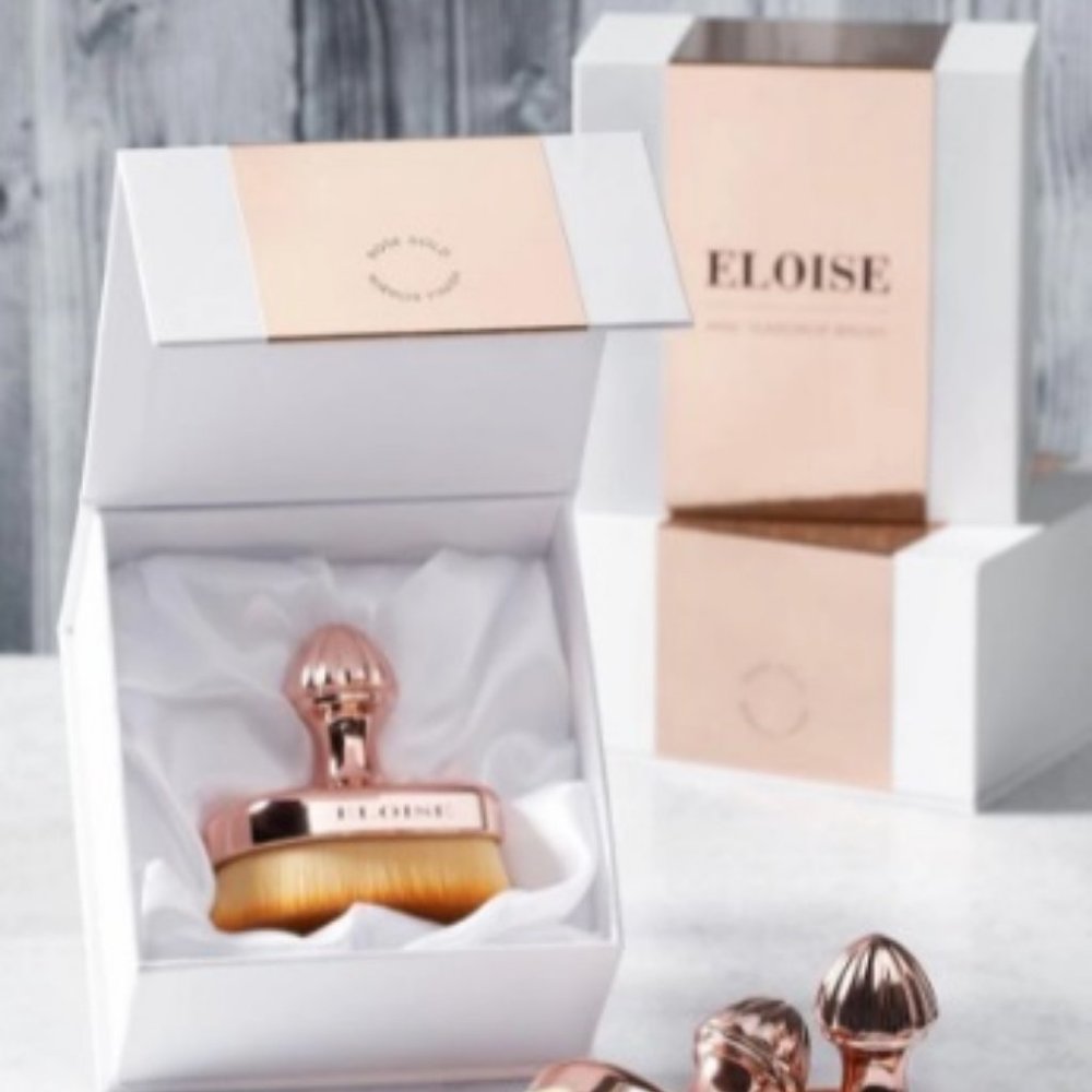 Eloise Beauty Rose Gold Mini Tear Drop Brush - BN